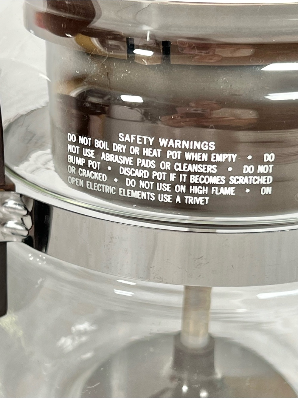 Vtg GEMCO BRAND PERCOLATOR COFFEE POT 4-8 CUP Stove Top Heat Resistant Glass - Picture 5 of 6